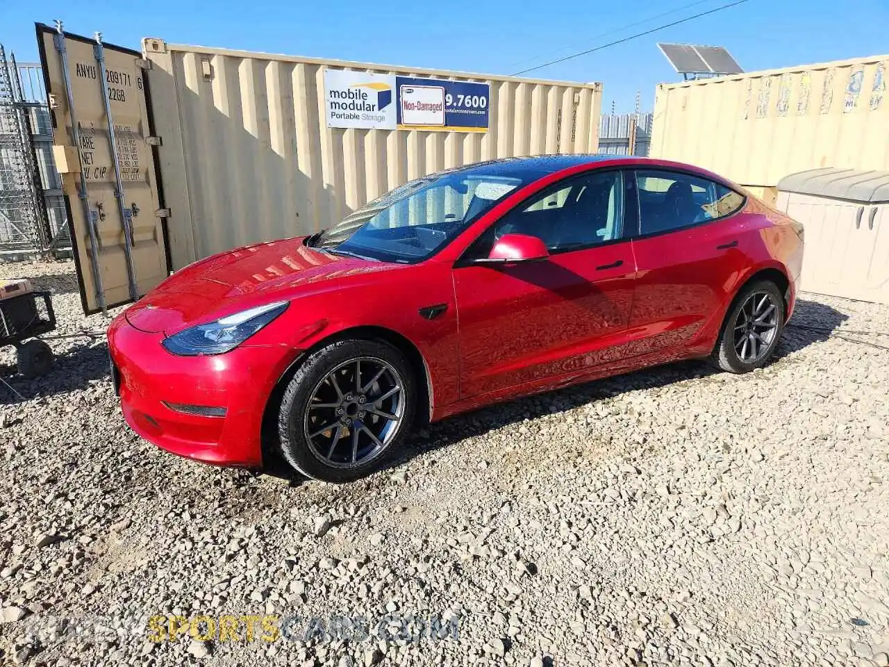 1 fotografías del automóvil dañado 5YJ3E1EA0NF288908 TESLA MODEL 3 2022