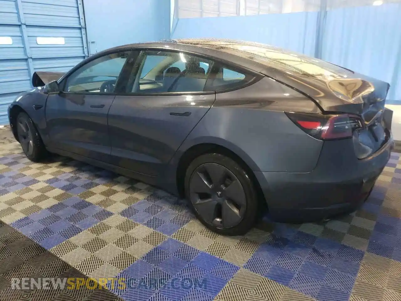 2 Photograph of a damaged car 5YJ3E1EA0NF290819 TESLA MODEL 3 2022