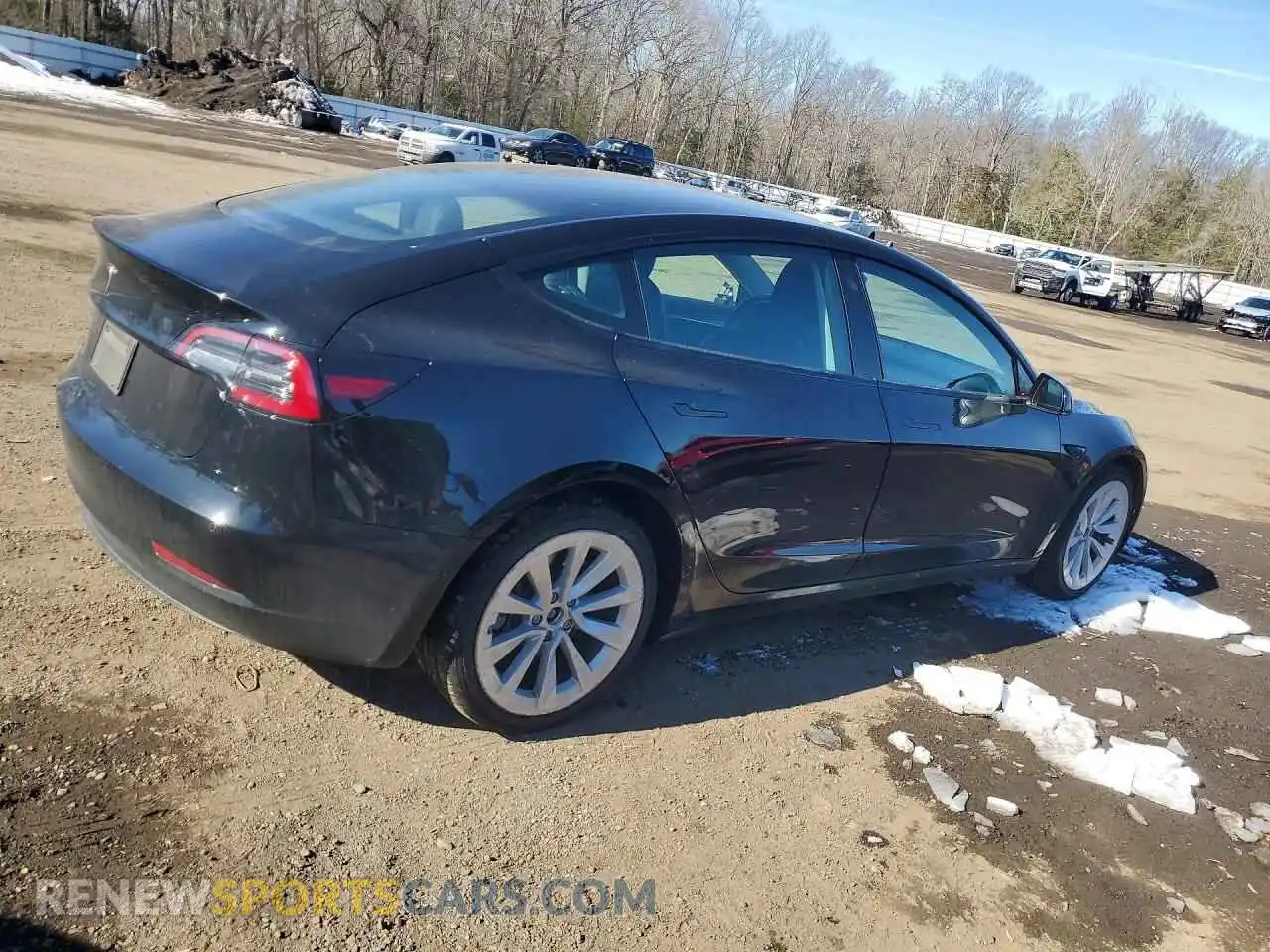 3 Photograph of a damaged car 5YJ3E1EA0NF303830 TESLA MODEL 3 2022