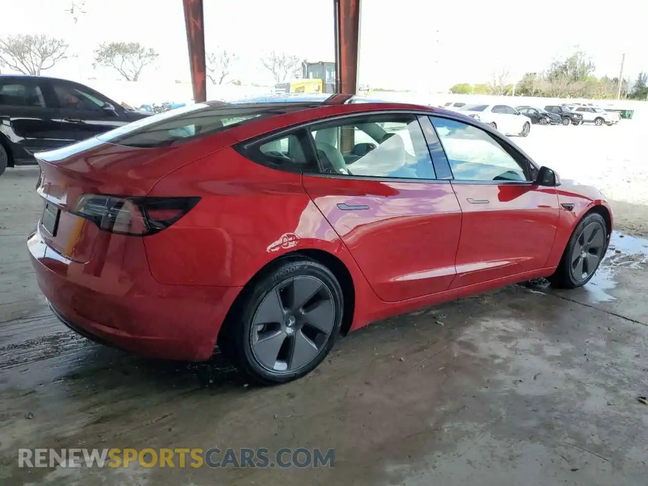 3 Photograph of a damaged car 5YJ3E1EA0NF329568 TESLA MODEL 3 2022