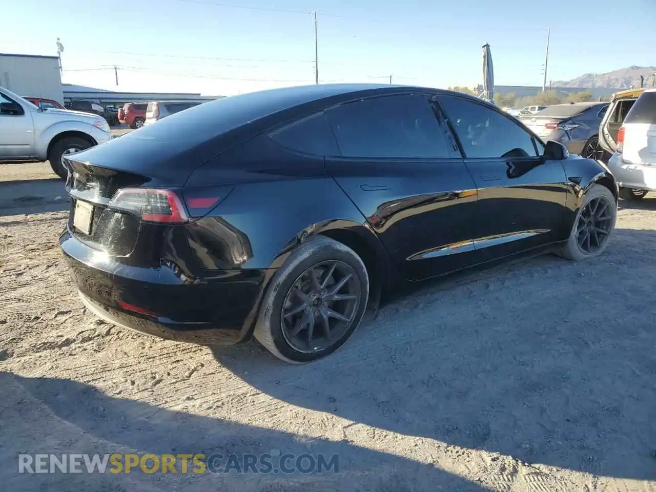 3 Photograph of a damaged car 5YJ3E1EA0NF358424 TESLA MODEL 3 2022