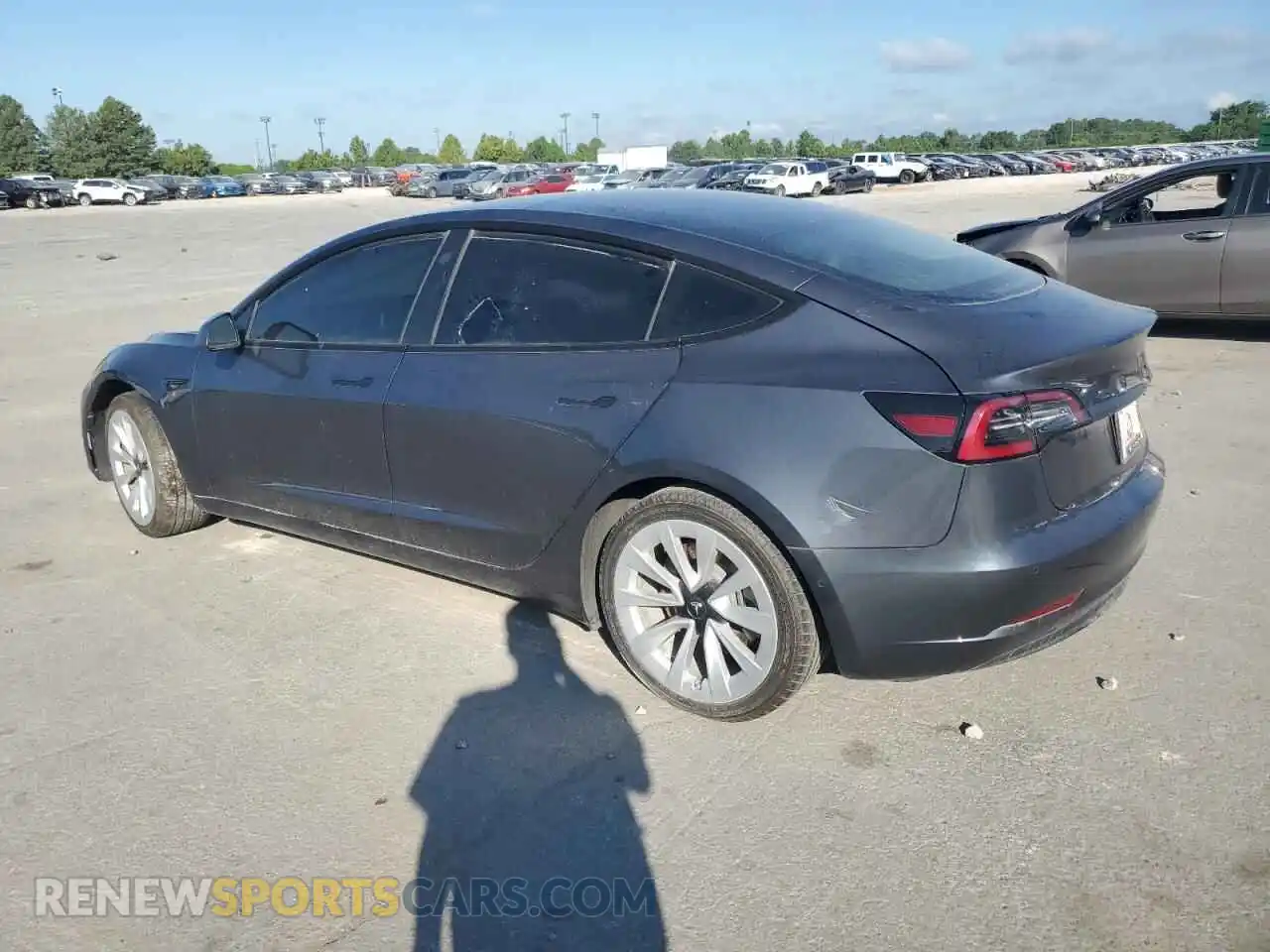 2 Photograph of a damaged car 5YJ3E1EA1NF144090 TESLA MODEL 3 2022