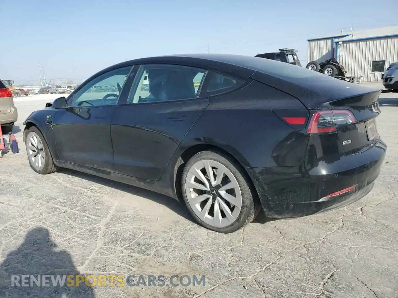 2 Photograph of a damaged car 5YJ3E1EA1NF184721 TESLA MODEL 3 2022