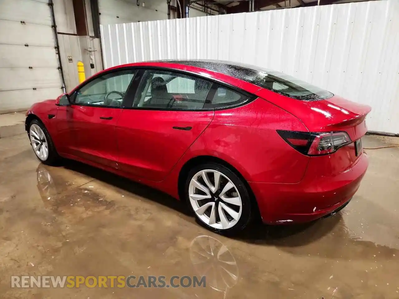 2 Photograph of a damaged car 5YJ3E1EA1NF286987 TESLA MODEL 3 2022