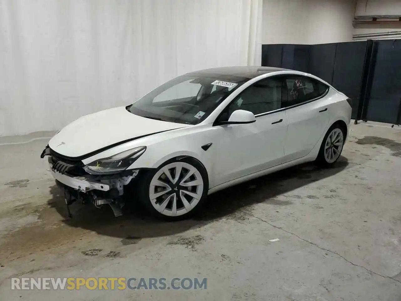 1 Photograph of a damaged car 5YJ3E1EA1NF288271 TESLA MODEL 3 2022