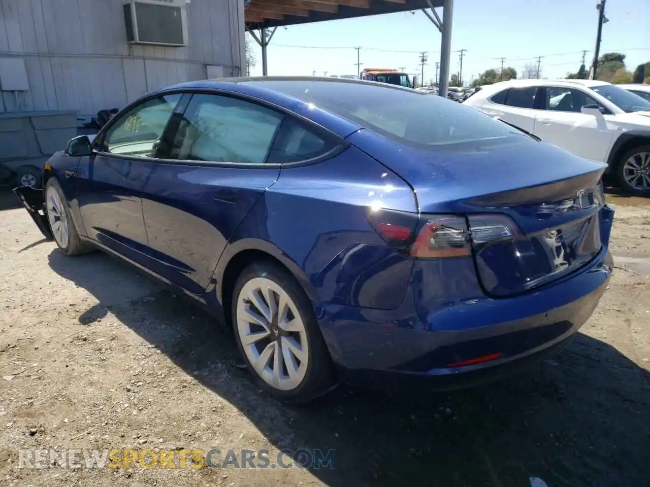 3 Photograph of a damaged car 5YJ3E1EA2NF143465 TESLA MODEL 3 2022