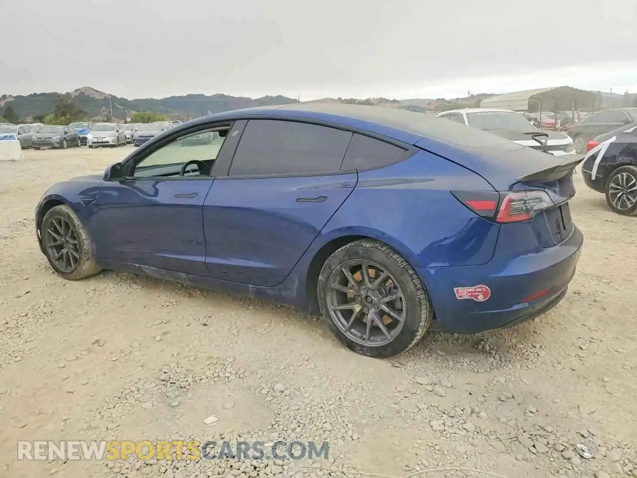 2 Photograph of a damaged car 5YJ3E1EA2NF144325 TESLA MODEL 3 2022