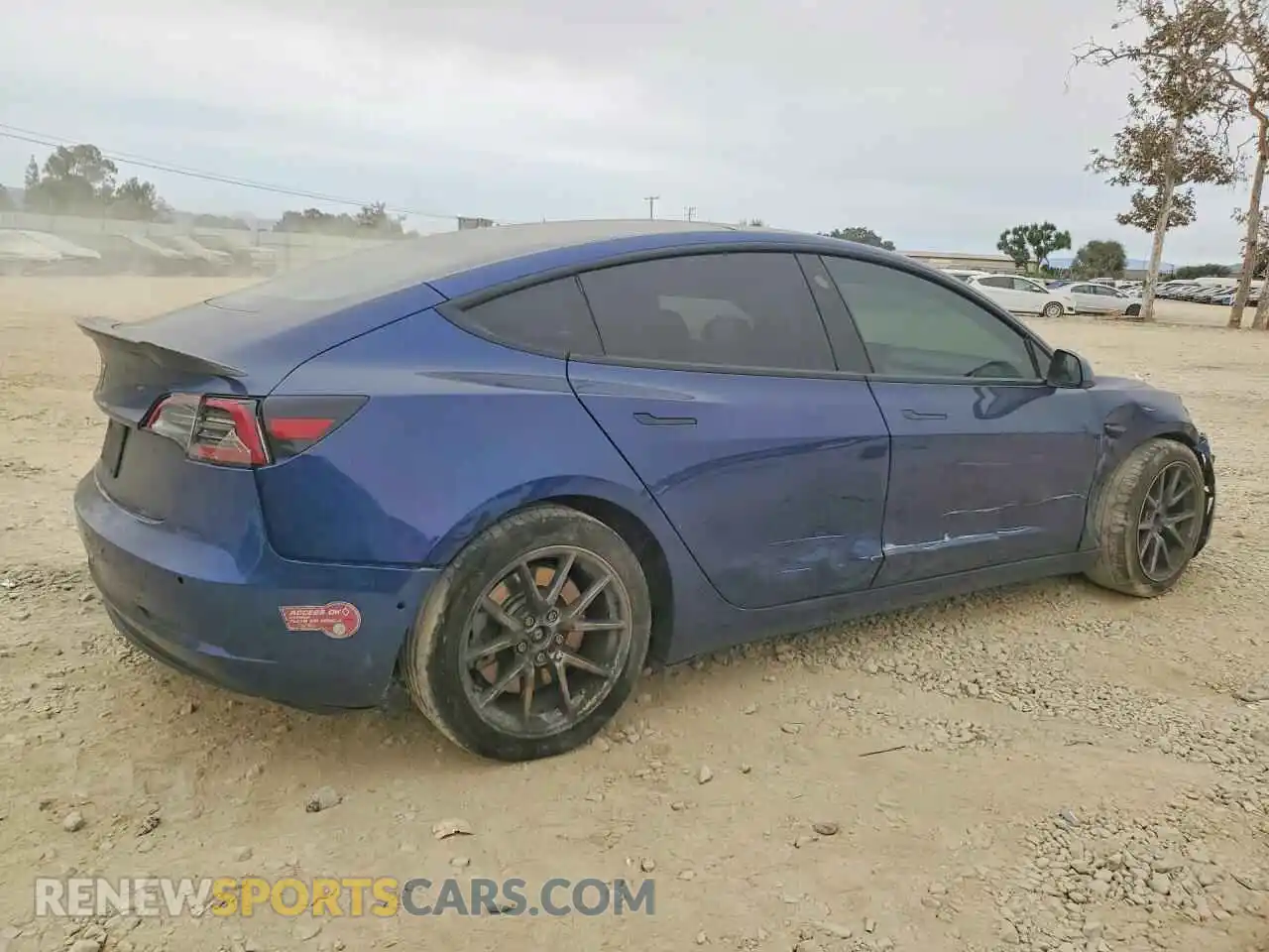 3 Photograph of a damaged car 5YJ3E1EA2NF144325 TESLA MODEL 3 2022