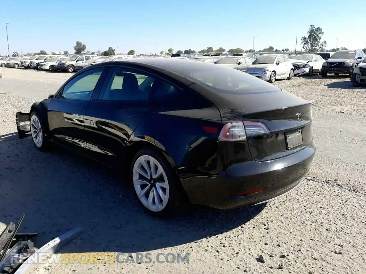 3 Photograph of a damaged car 5YJ3E1EA2NF145474 TESLA MODEL 3 2022