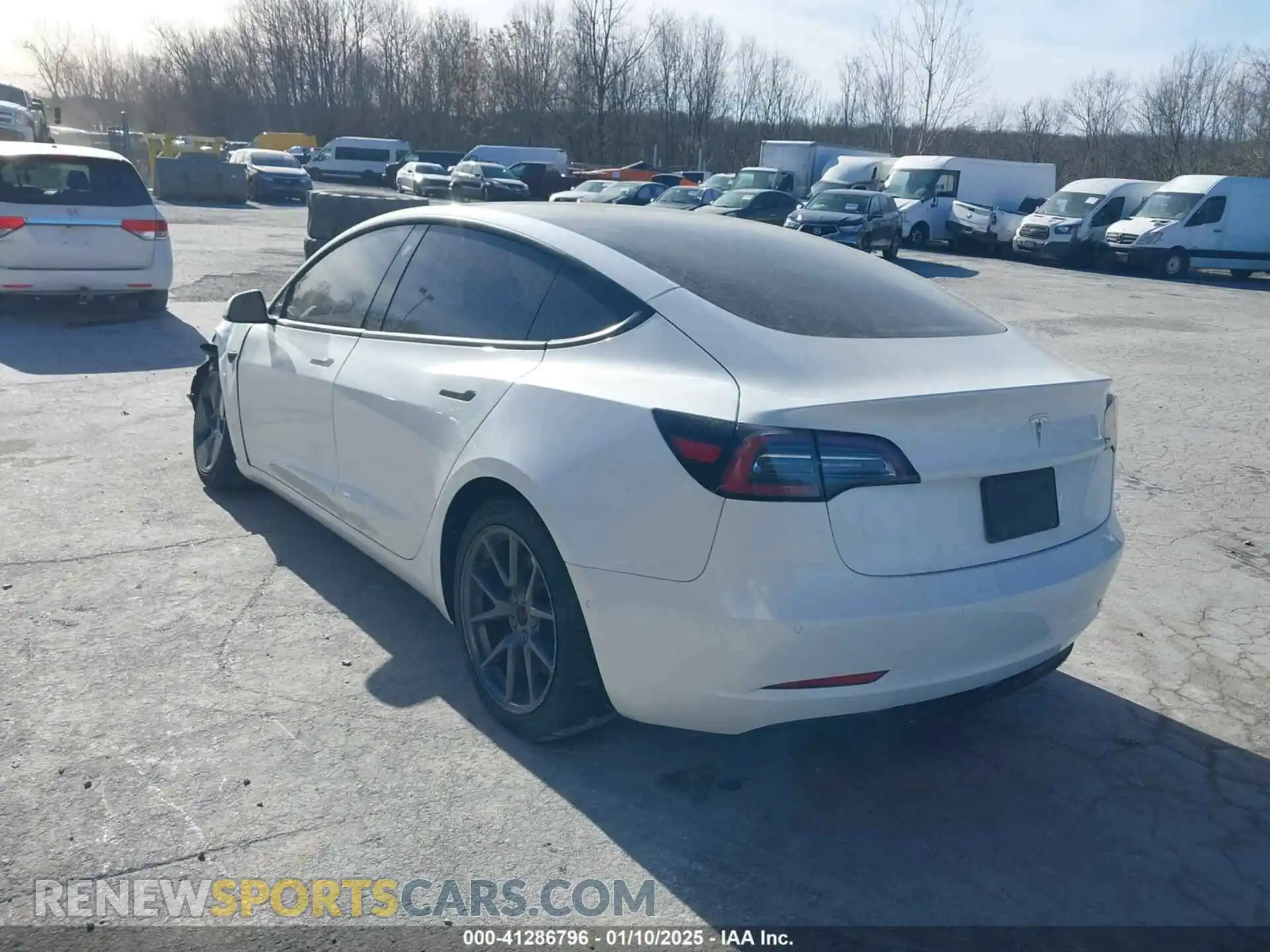 3 Photograph of a damaged car 5YJ3E1EA2NF154885 TESLA MODEL 3 2022