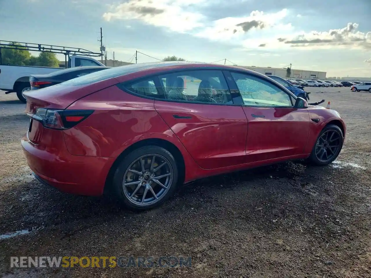 3 Фотография поврежденного автомобиля 5YJ3E1EA2NF187742 TESLA MODEL 3 2022