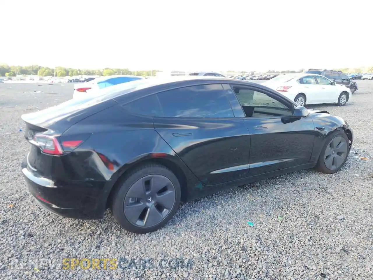 3 Photograph of a damaged car 5YJ3E1EA2NF188857 TESLA MODEL 3 2022
