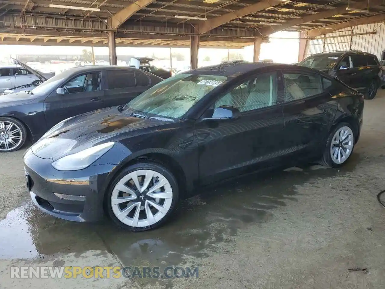 1 Photograph of a damaged car 5YJ3E1EA2NF190124 TESLA MODEL 3 2022