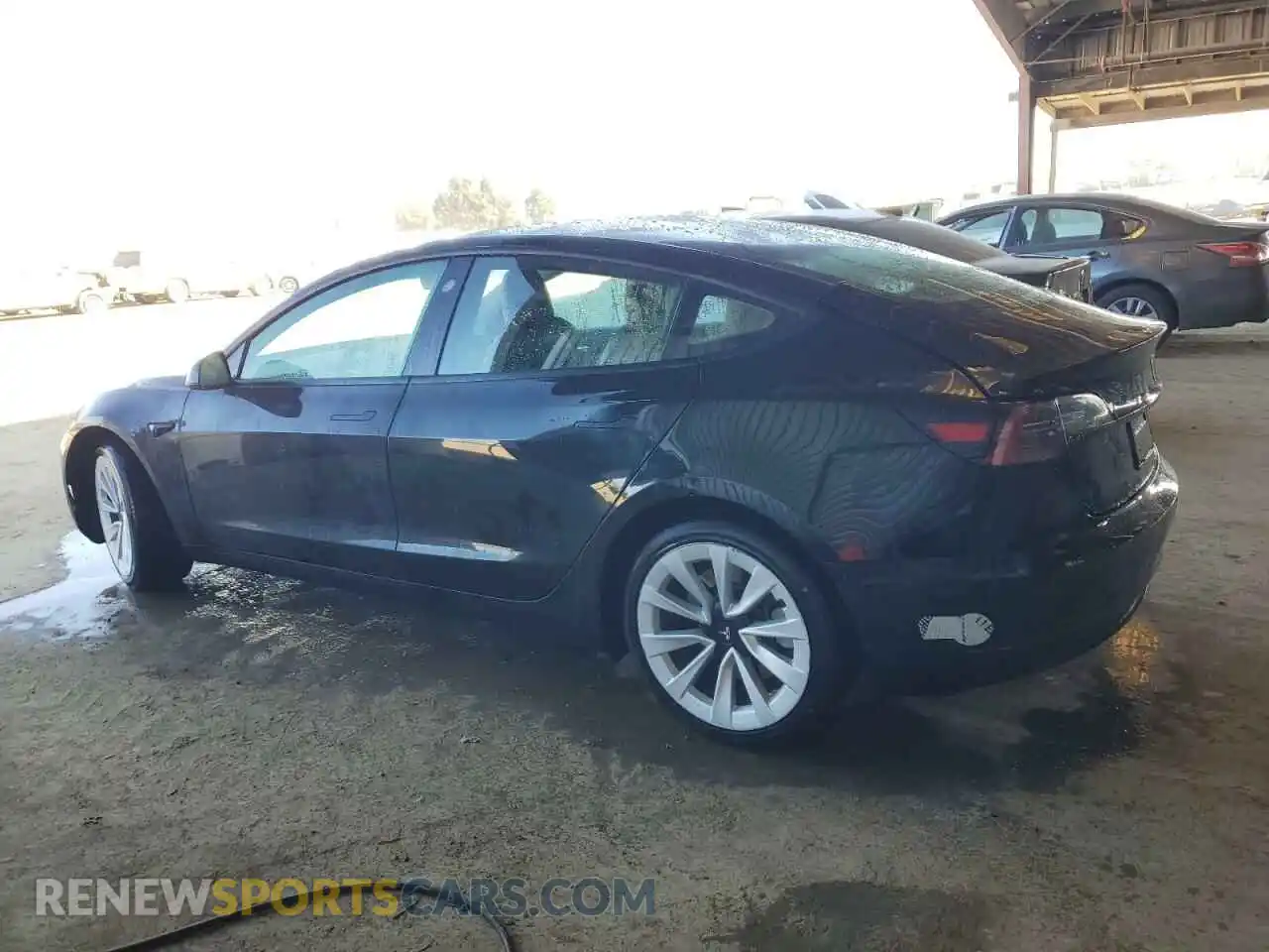 2 Photograph of a damaged car 5YJ3E1EA2NF190124 TESLA MODEL 3 2022