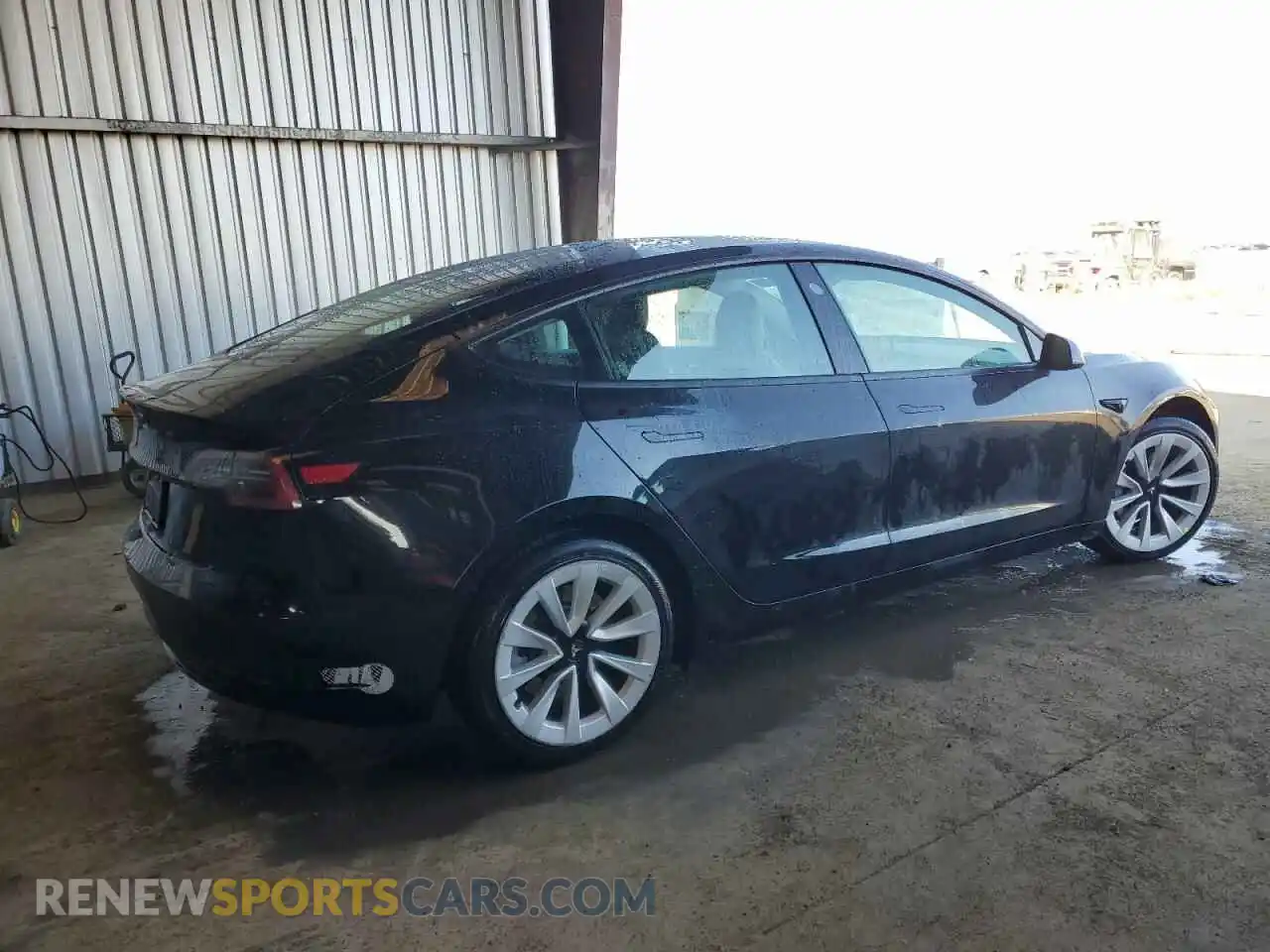 3 Photograph of a damaged car 5YJ3E1EA2NF190124 TESLA MODEL 3 2022