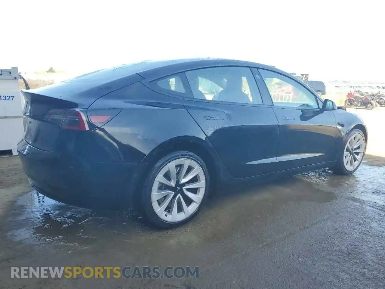 3 Photograph of a damaged car 5YJ3E1EA2NF190723 TESLA MODEL 3 2022