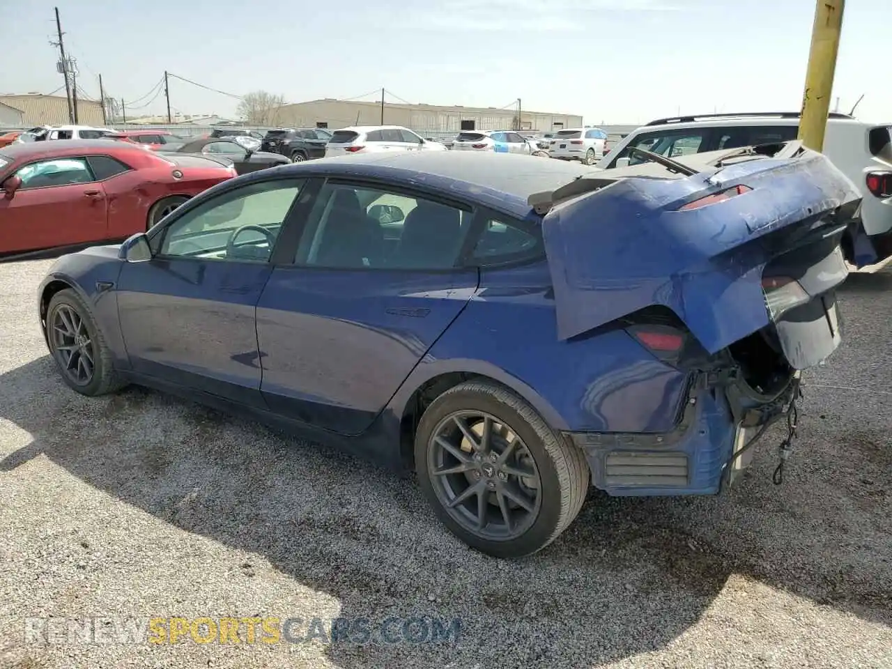 2 Photograph of a damaged car 5YJ3E1EA2NF191211 TESLA MODEL 3 2022