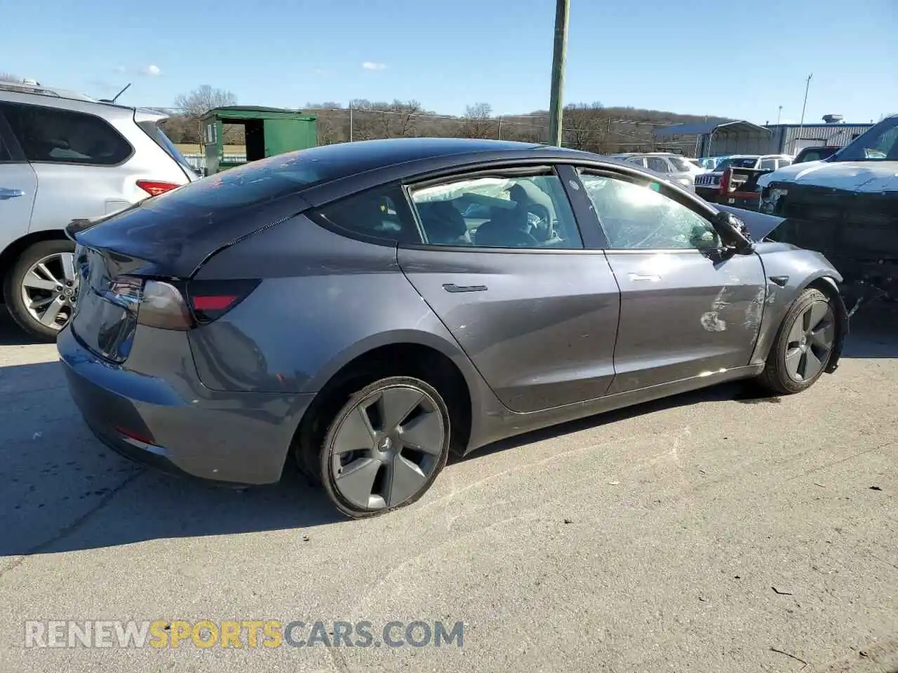 3 Photograph of a damaged car 5YJ3E1EA2NF191225 TESLA MODEL 3 2022