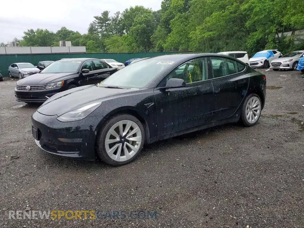 1 Photograph of a damaged car 5YJ3E1EA2NF286061 TESLA MODEL 3 2022