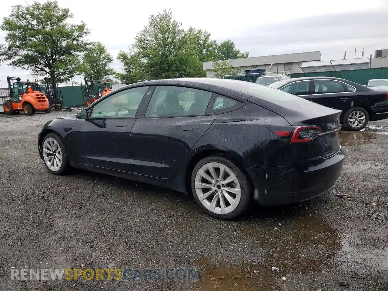 2 Photograph of a damaged car 5YJ3E1EA2NF286061 TESLA MODEL 3 2022