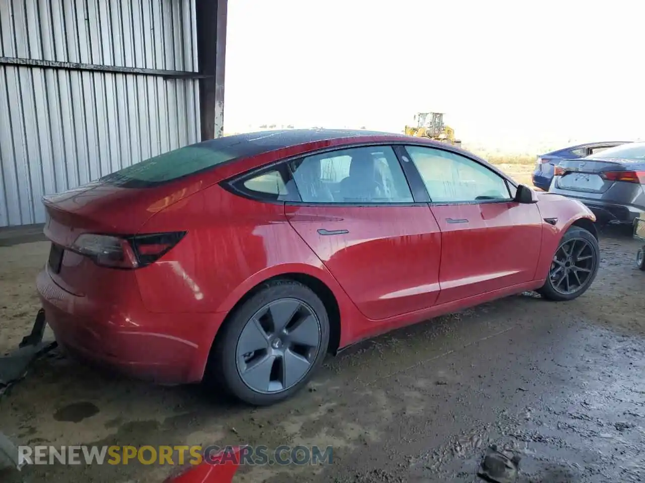 3 Photograph of a damaged car 5YJ3E1EA2NF286657 TESLA MODEL 3 2022