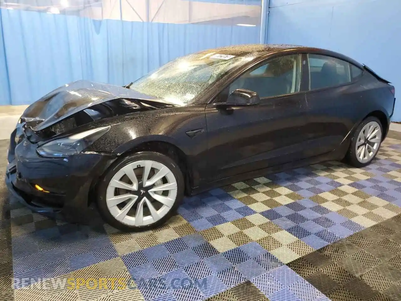 1 Photograph of a damaged car 5YJ3E1EA2NF286965 TESLA MODEL 3 2022