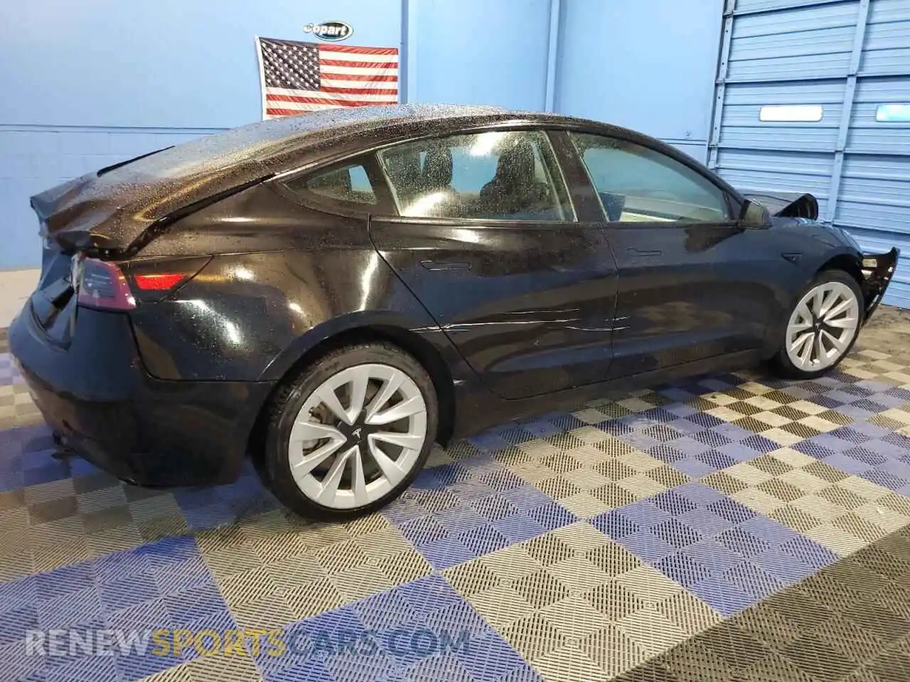 3 Photograph of a damaged car 5YJ3E1EA2NF286965 TESLA MODEL 3 2022