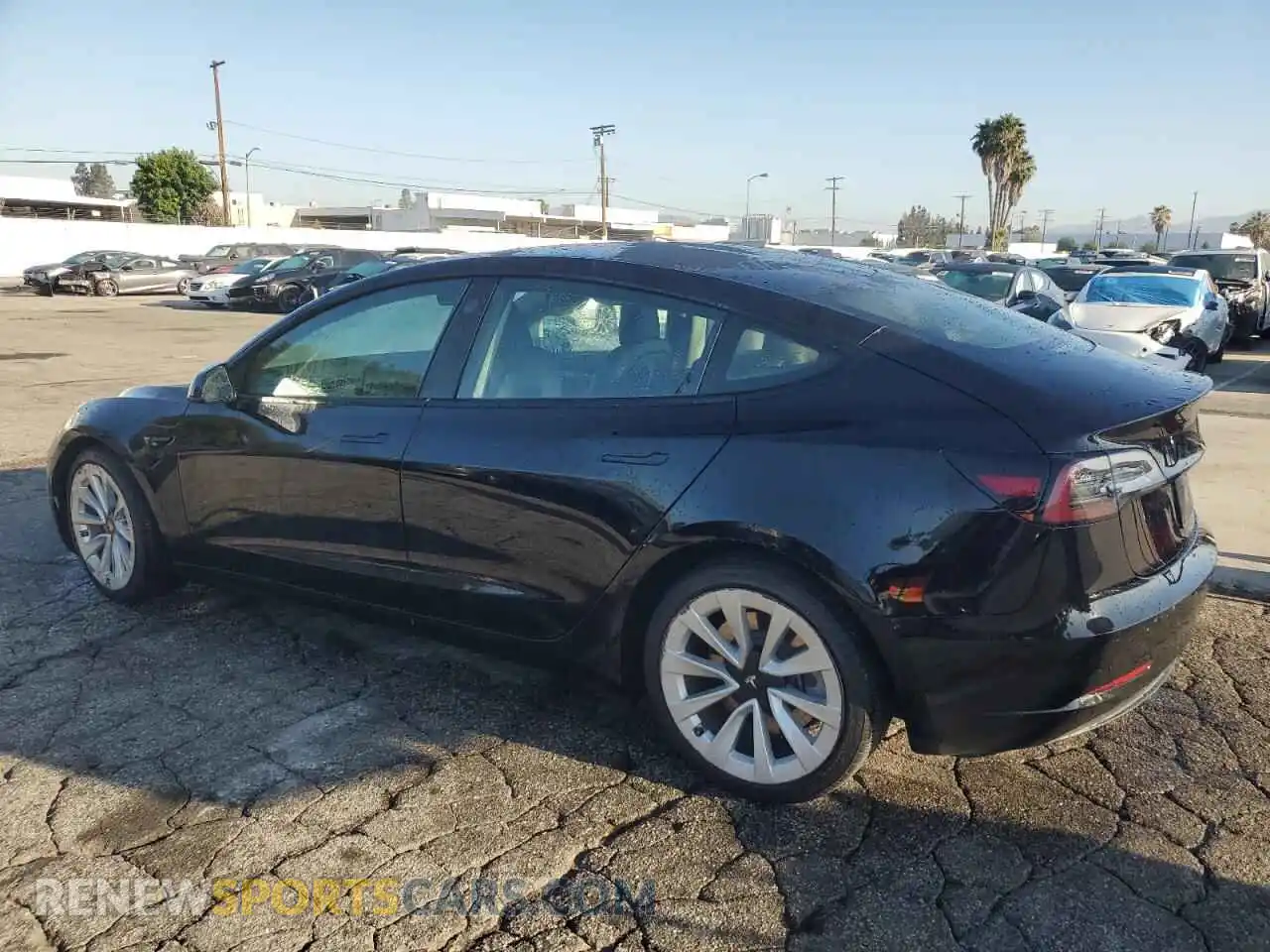 2 Photograph of a damaged car 5YJ3E1EA2NF288523 TESLA MODEL 3 2022