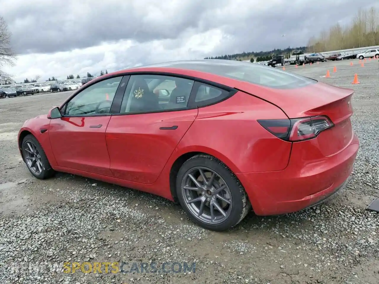 2 Photograph of a damaged car 5YJ3E1EA2NF288845 TESLA MODEL 3 2022