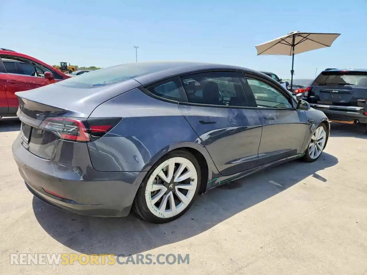 3 Фотография поврежденного автомобиля 5YJ3E1EA2NF289879 TESLA MODEL 3 2022