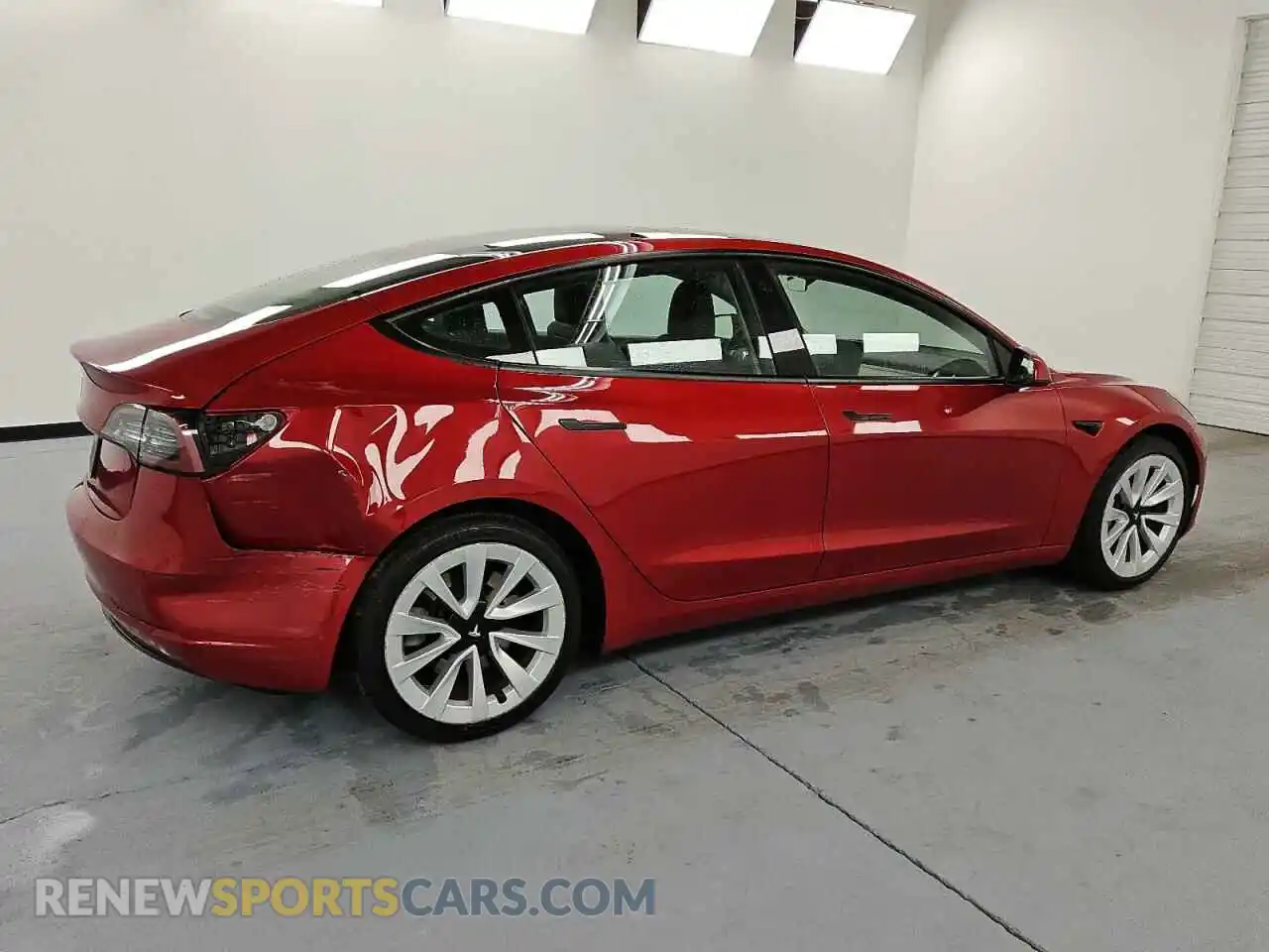 3 Photograph of a damaged car 5YJ3E1EA2NF289980 TESLA MODEL 3 2022