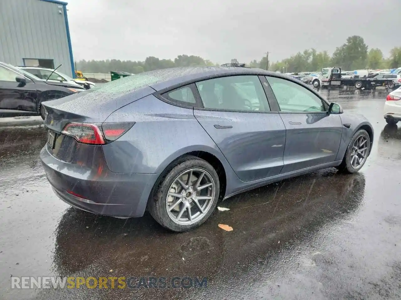 3 fotografías del automóvil dañado 5YJ3E1EA2NF290434 TESLA MODEL 3 2022