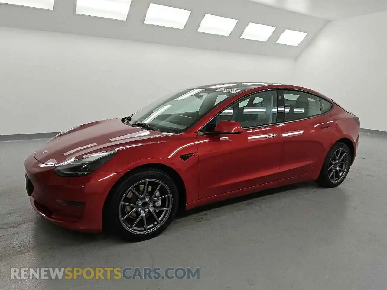 1 Photograph of a damaged car 5YJ3E1EA2NF291325 TESLA MODEL 3 2022