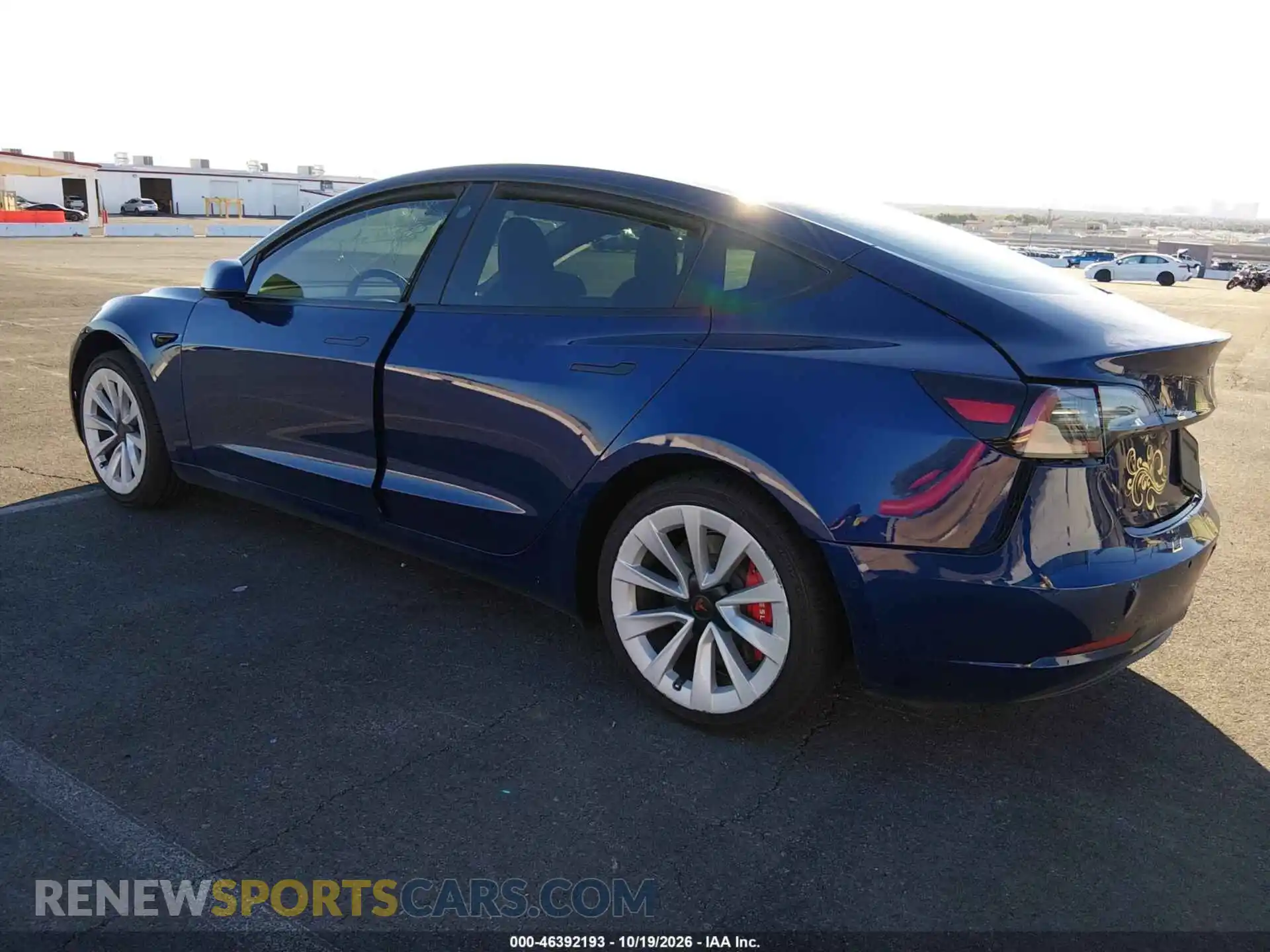 3 Photograph of a damaged car 5YJ3E1EA2NF303361 TESLA MODEL 3 2022