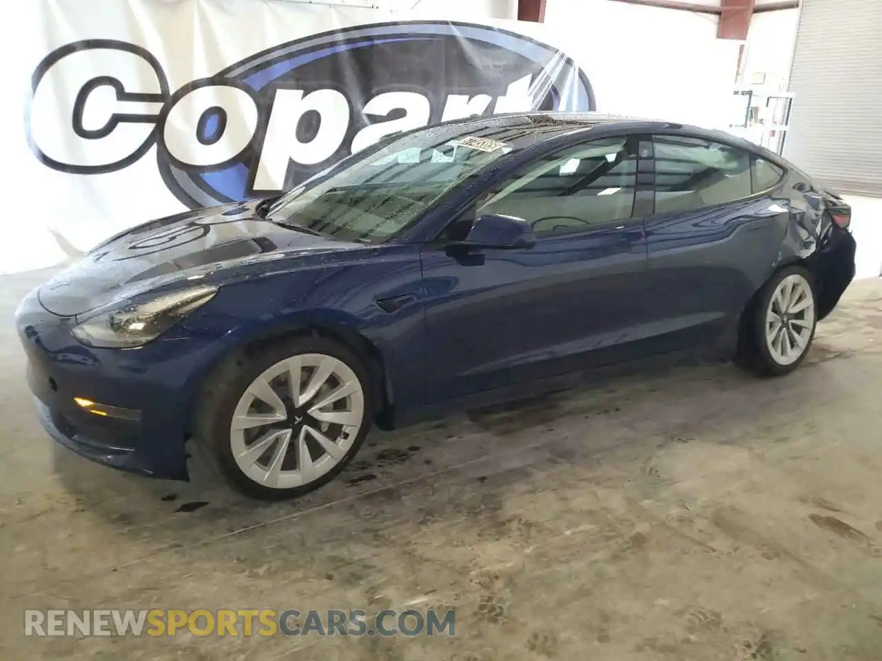 1 Фотография поврежденного автомобиля 5YJ3E1EA2NF369893 TESLA MODEL 3 2022