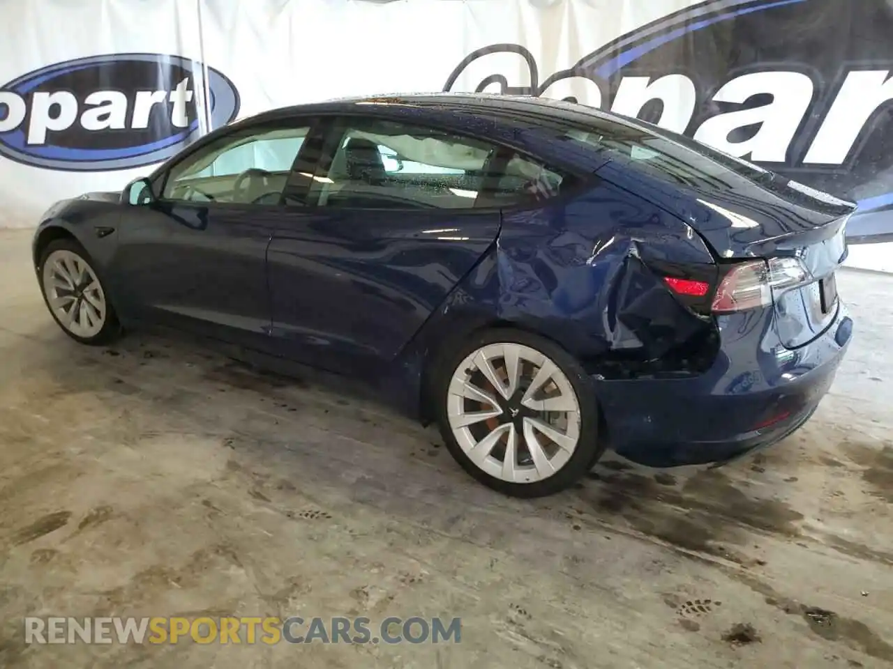 2 Фотография поврежденного автомобиля 5YJ3E1EA2NF369893 TESLA MODEL 3 2022