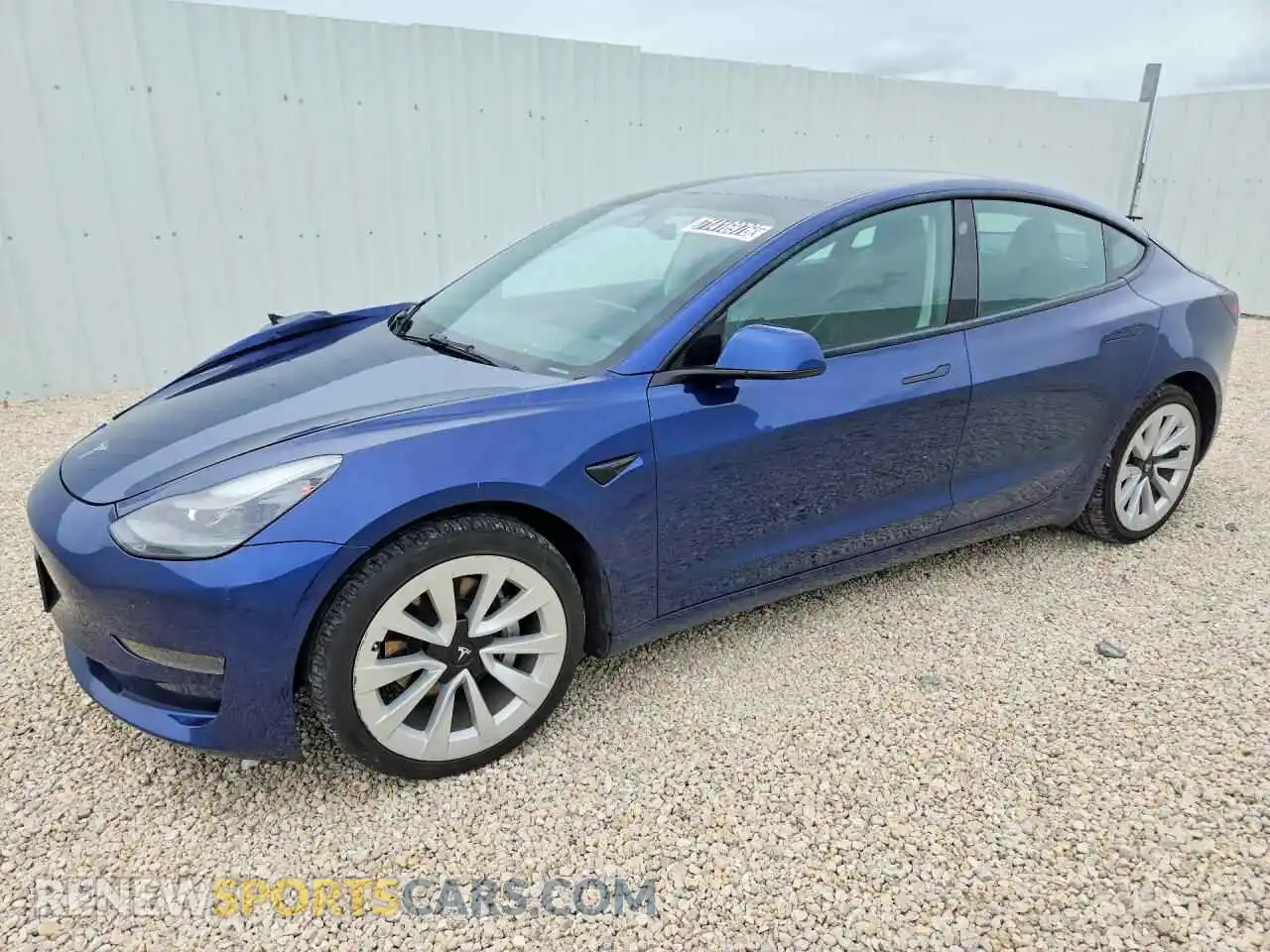 1 Фотография поврежденного автомобиля 5YJ3E1EA2NF370445 TESLA MODEL 3 2022