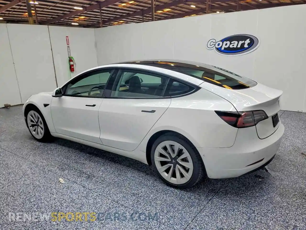 2 Photograph of a damaged car 5YJ3E1EA2NF371126 TESLA MODEL 3 2022