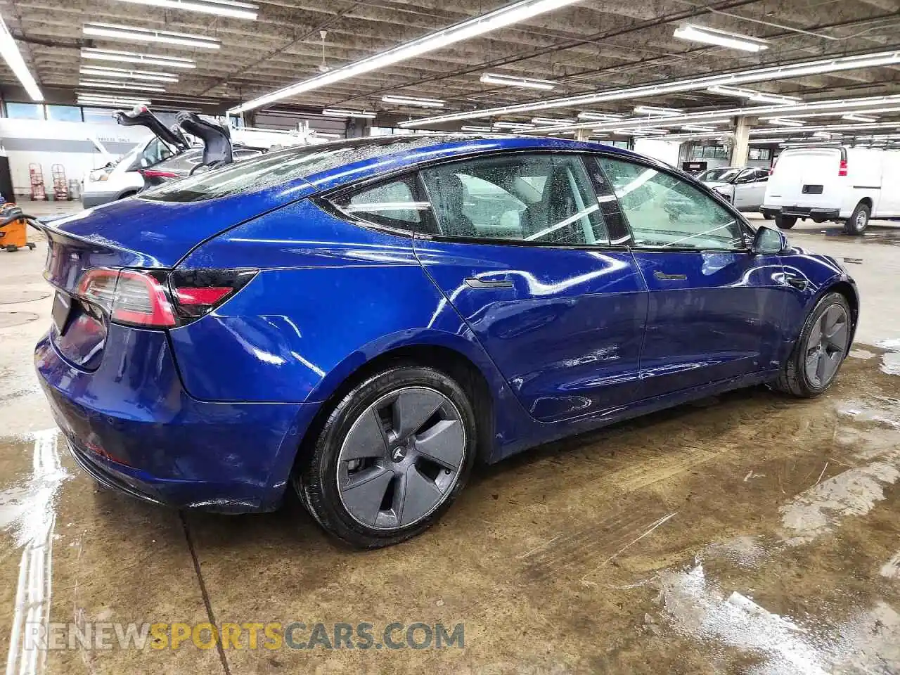 3 Photograph of a damaged car 5YJ3E1EA2NF371269 TESLA MODEL 3 2022