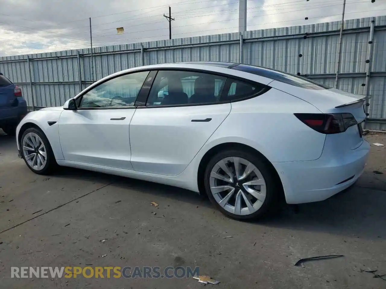 2 Photograph of a damaged car 5YJ3E1EA3NF143846 TESLA MODEL 3 2022