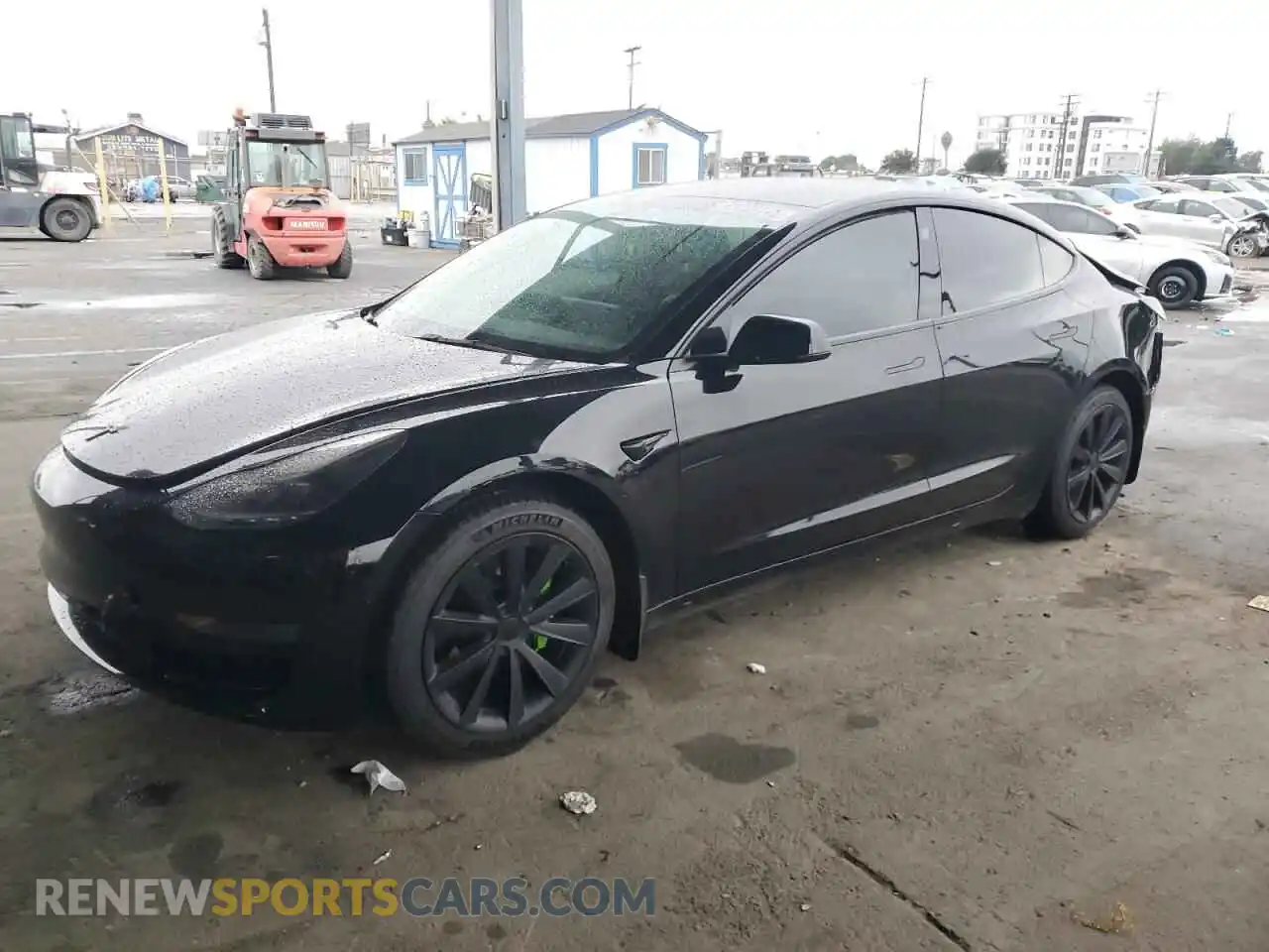 1 Photograph of a damaged car 5YJ3E1EA3NF148447 TESLA MODEL 3 2022