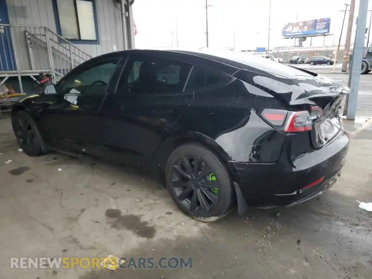 2 Photograph of a damaged car 5YJ3E1EA3NF148447 TESLA MODEL 3 2022