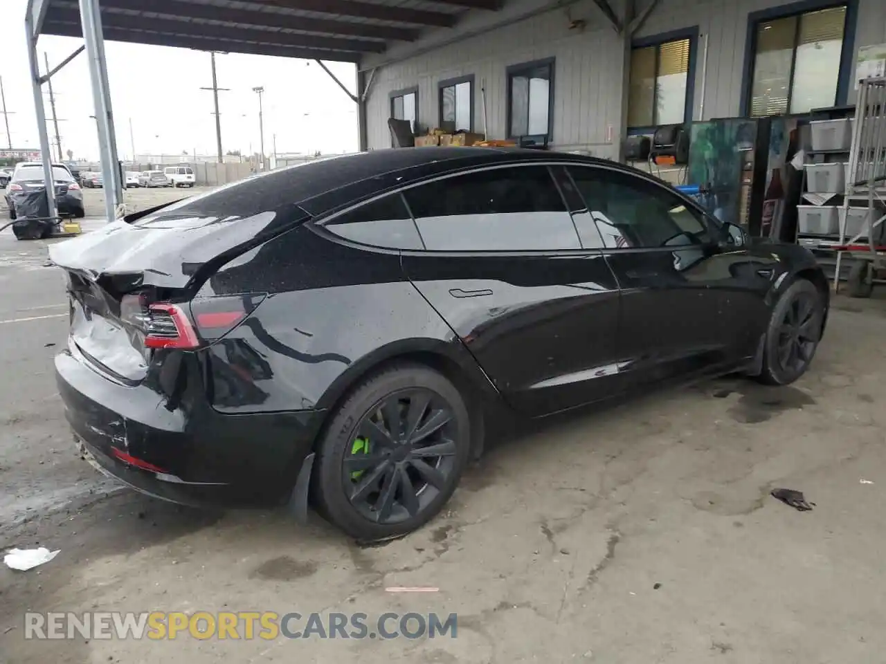 3 Photograph of a damaged car 5YJ3E1EA3NF148447 TESLA MODEL 3 2022