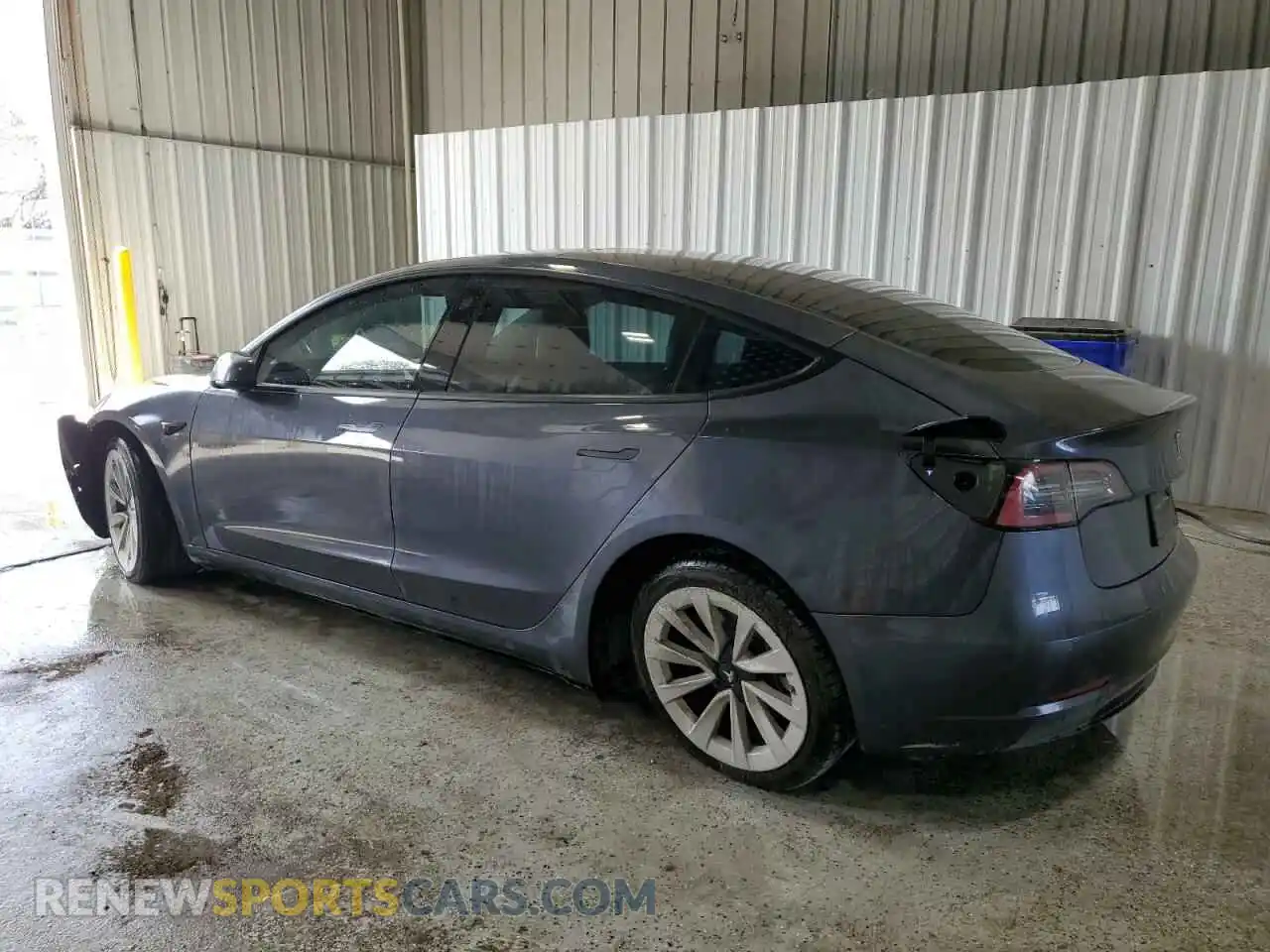 2 Photograph of a damaged car 5YJ3E1EA3NF188947 TESLA MODEL 3 2022