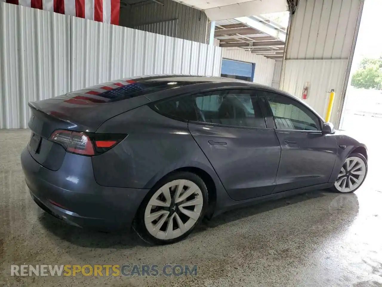 3 Photograph of a damaged car 5YJ3E1EA3NF188947 TESLA MODEL 3 2022