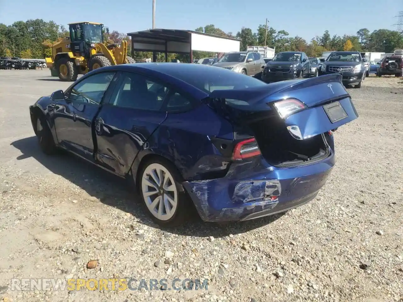 3 Photograph of a damaged car 5YJ3E1EA3NF189032 TESLA MODEL 3 2022