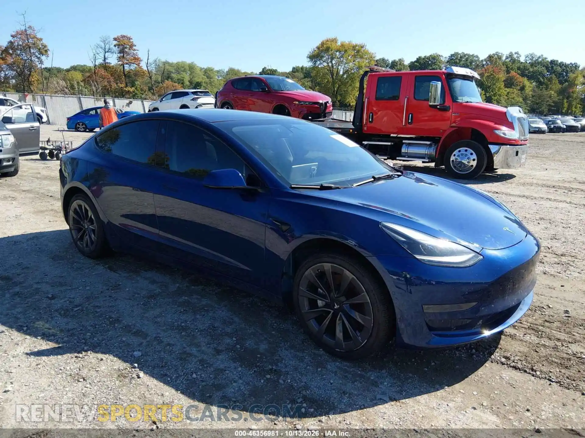 1 Photograph of a damaged car 5YJ3E1EA3NF189046 TESLA MODEL 3 2022