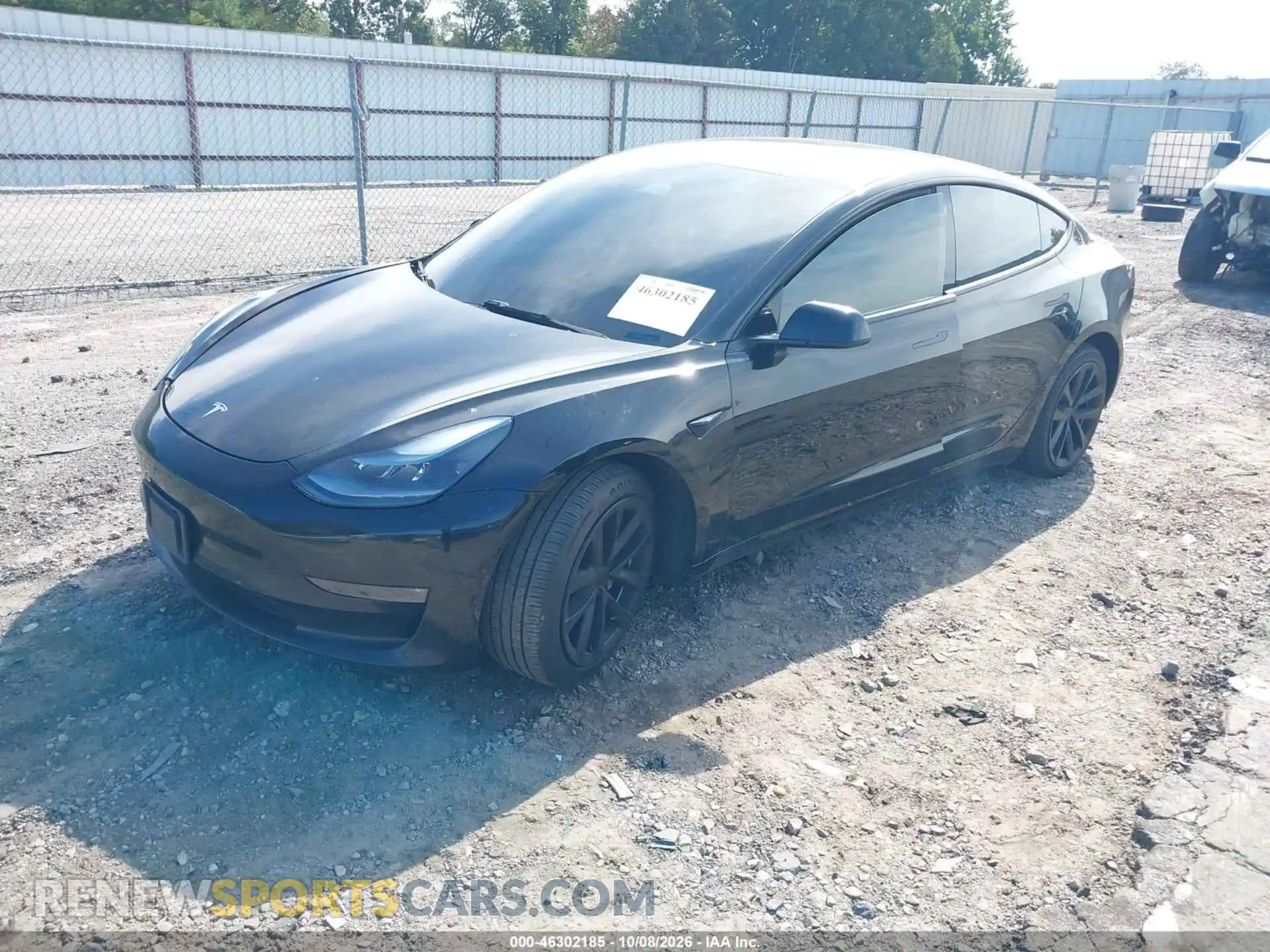 2 Photograph of a damaged car 5YJ3E1EA3NF190682 TESLA MODEL 3 2022