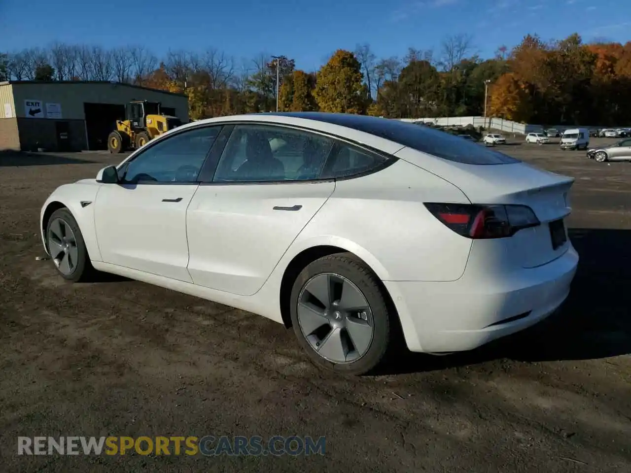 2 Photograph of a damaged car 5YJ3E1EA3NF251867 TESLA MODEL 3 2022
