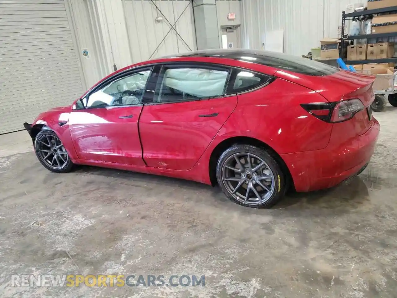 2 Photograph of a damaged car 5YJ3E1EA3NF287090 TESLA MODEL 3 2022